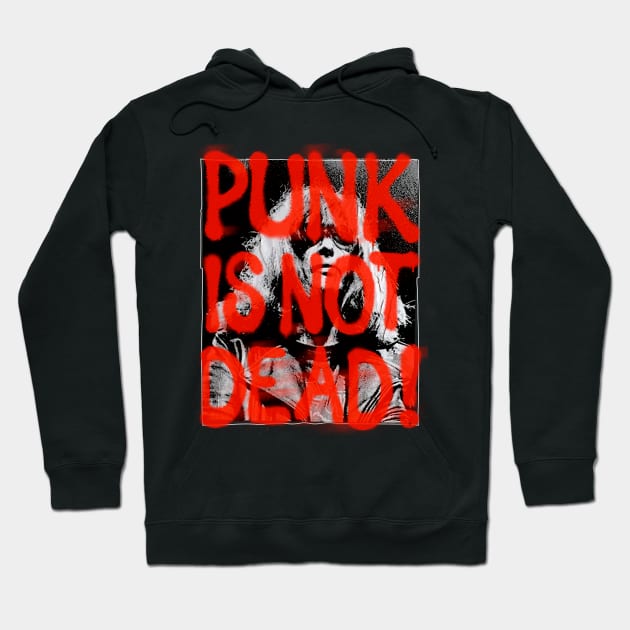 Punk is not Dead yet! Hoodie by Aefe